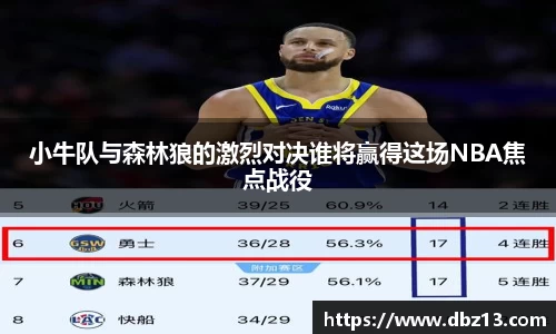 小牛队与森林狼的激烈对决谁将赢得这场NBA焦点战役